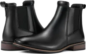 Rollda Mens Chelsea Boots Casual Ankle Boots Dress Boots Elastic Slip on Boots for Men