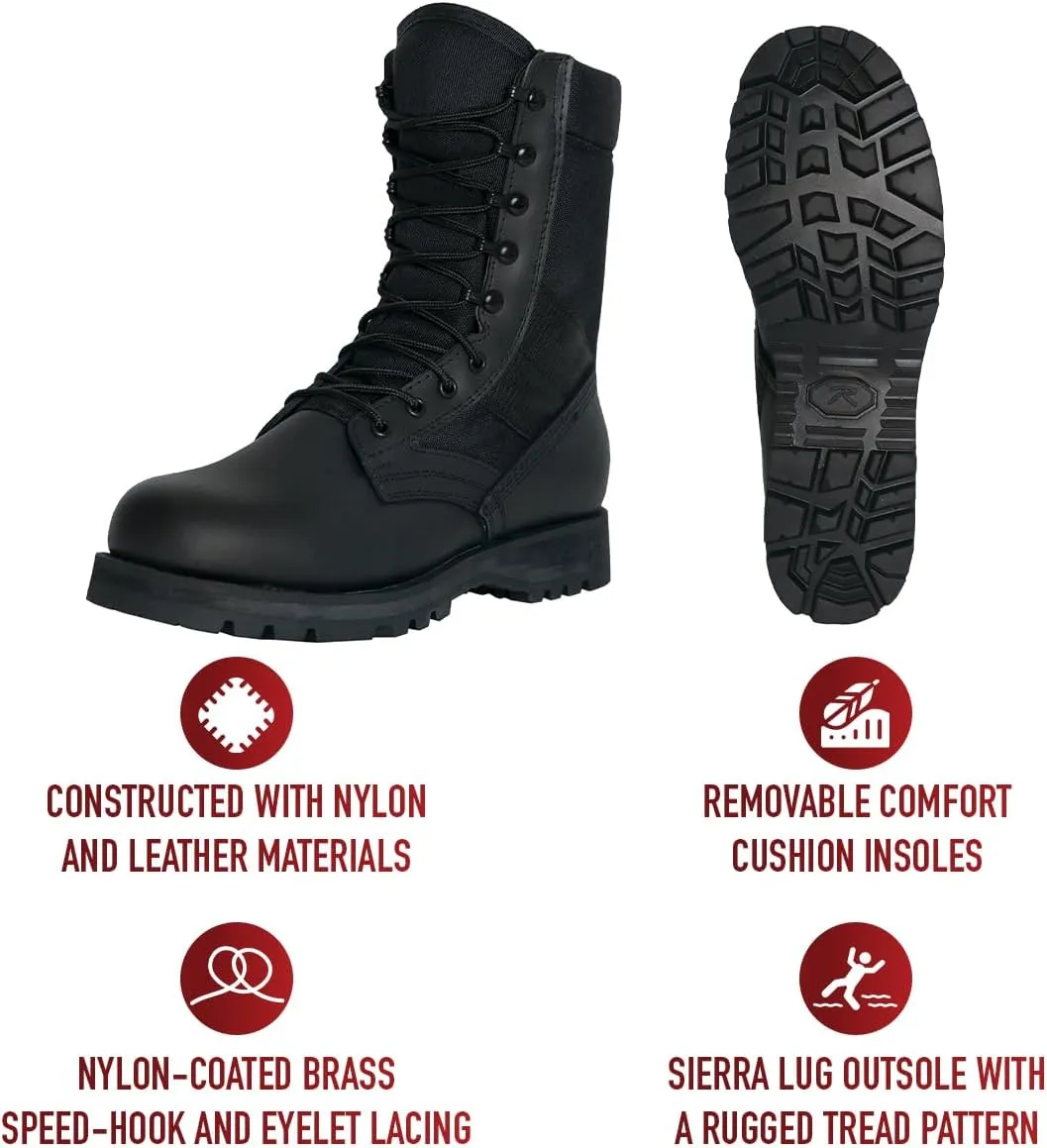 Rothco Sierra Sole Tactical Boots – 8 Inch – Sturdy and Reliable Footwear for Any Adventure