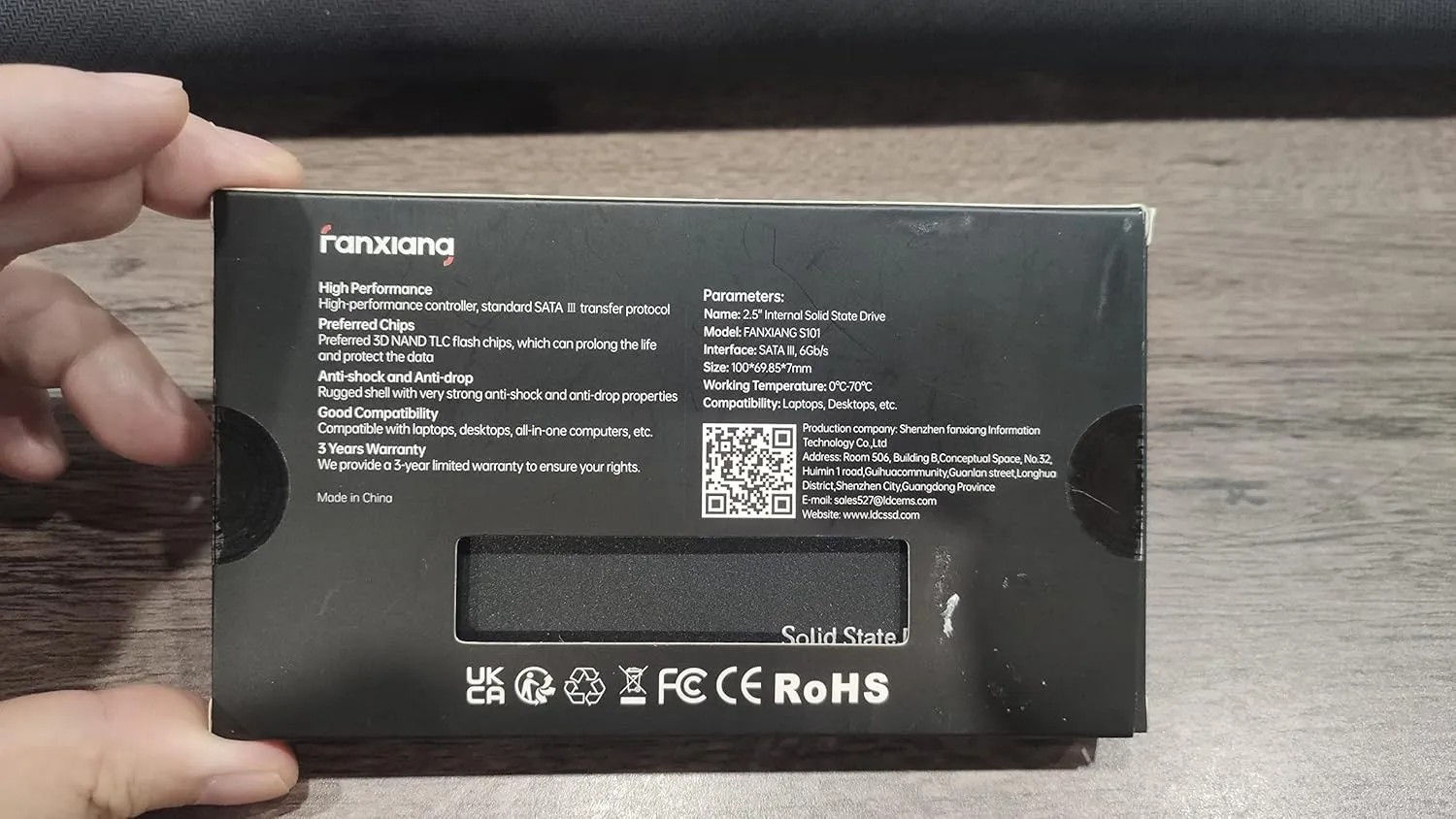S101 SATA SSD 1TB, Internal State Drive SATA III 6Gb/s 2.5" SSD Sata, UP to 550MB/s, 1TB Internal Drive Solid State Hard Drive, Upgrade Laptop PC and Desktops