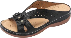 Sandals for Women Wedge Shoes Slip on Dressy Slippers Summer Comfortable Slides Sandals Arch Support Shoes2