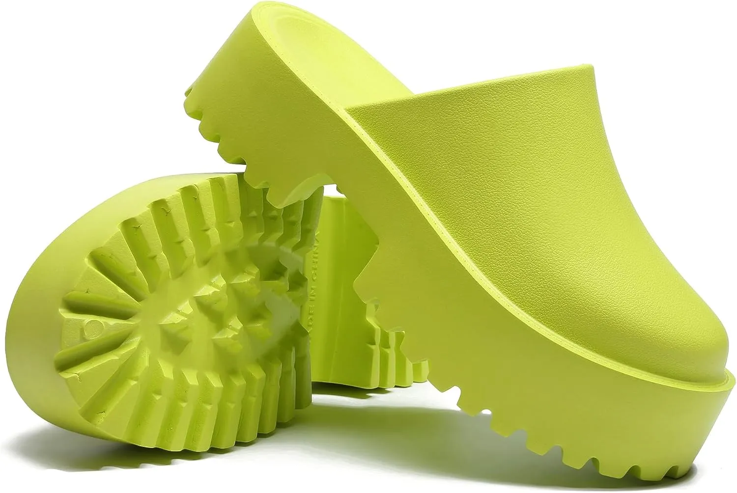 SANIOOOI Women's Platform Mules Colgs,Slip on Wedge Thick Sole Colg Slippers Cute Fashion Vacation Heeled Flatform Sandals Water Beach Comfort Soft Shoe