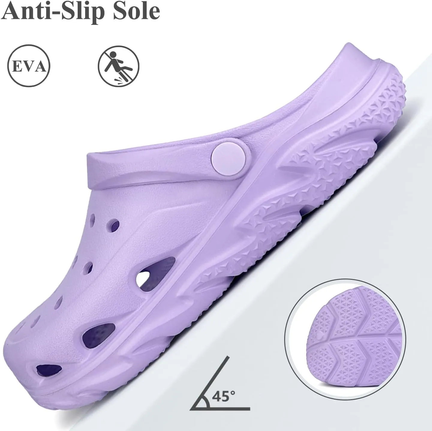 Scecocrs Womens Mens Arch Support Clogs Garden Shoes Adult Slip On Outdoor Spoort Sandals Summer Water Beach Shoes Casual Slippers Lightweight Breathable Non Slip