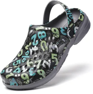 SECHRITE Clogs for Men Garden Shoes Water Sandals Mens Mules and Clogs Shower Slippers Waterproof Summer Slides