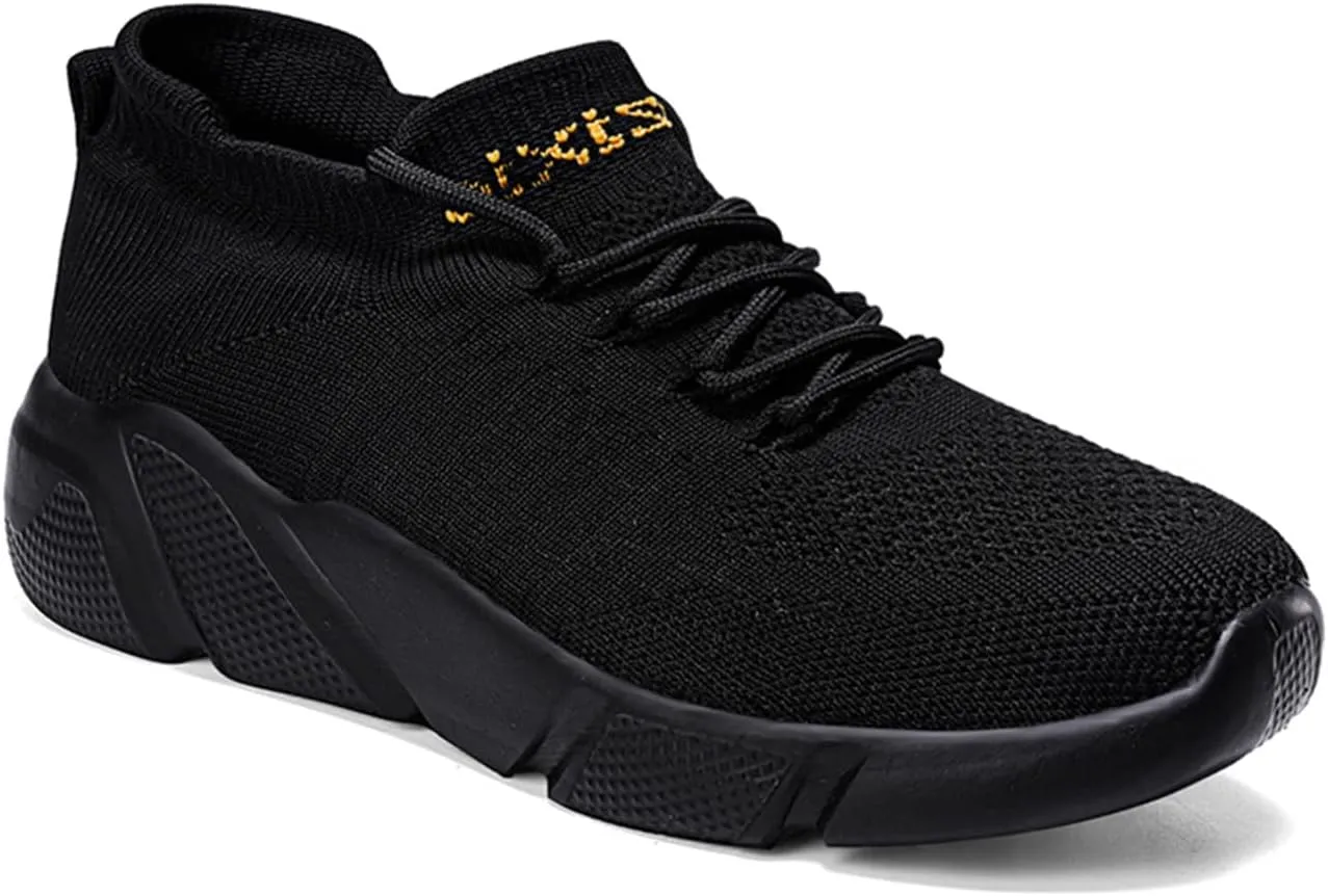 Semshedy Orthopedic Walking Platform Sneakers, Breathable Soft Shoes Mesh Casual Slip On Lightweight Arch Support Shoes