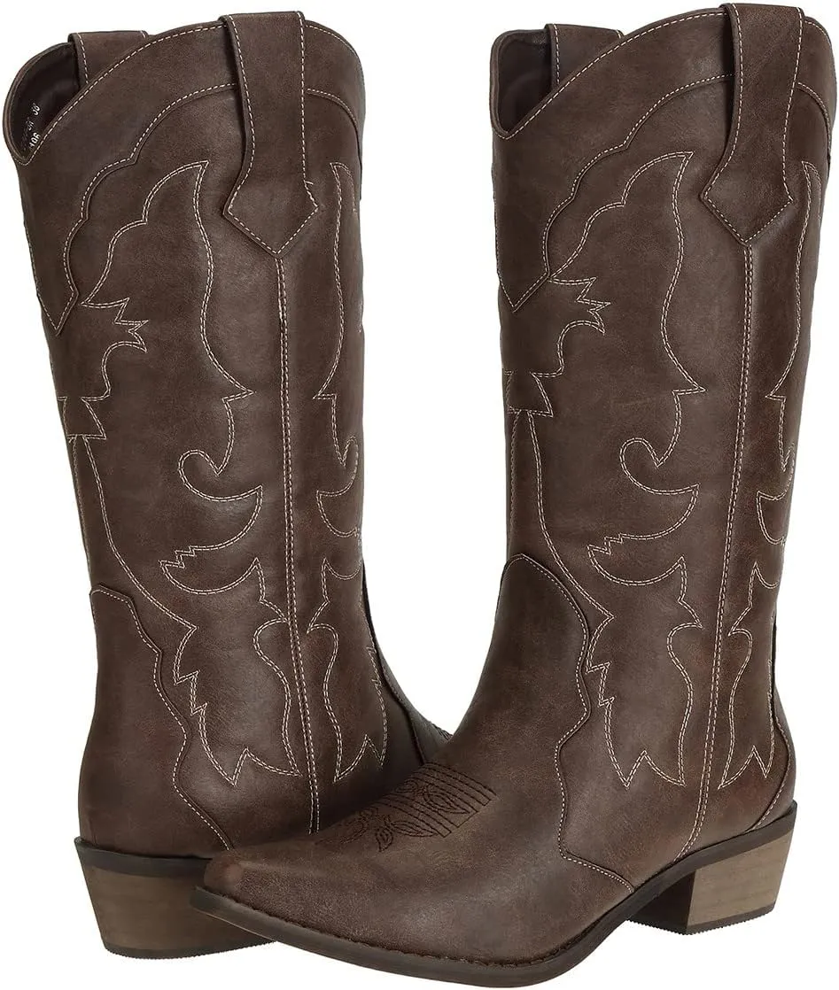 SheSole Ladies Western Cowboy Cowgirl Boots for Women