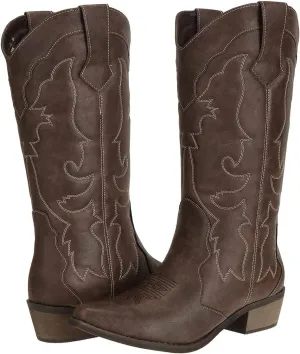 SheSole Ladies Western Cowboy Cowgirl Boots for Women
