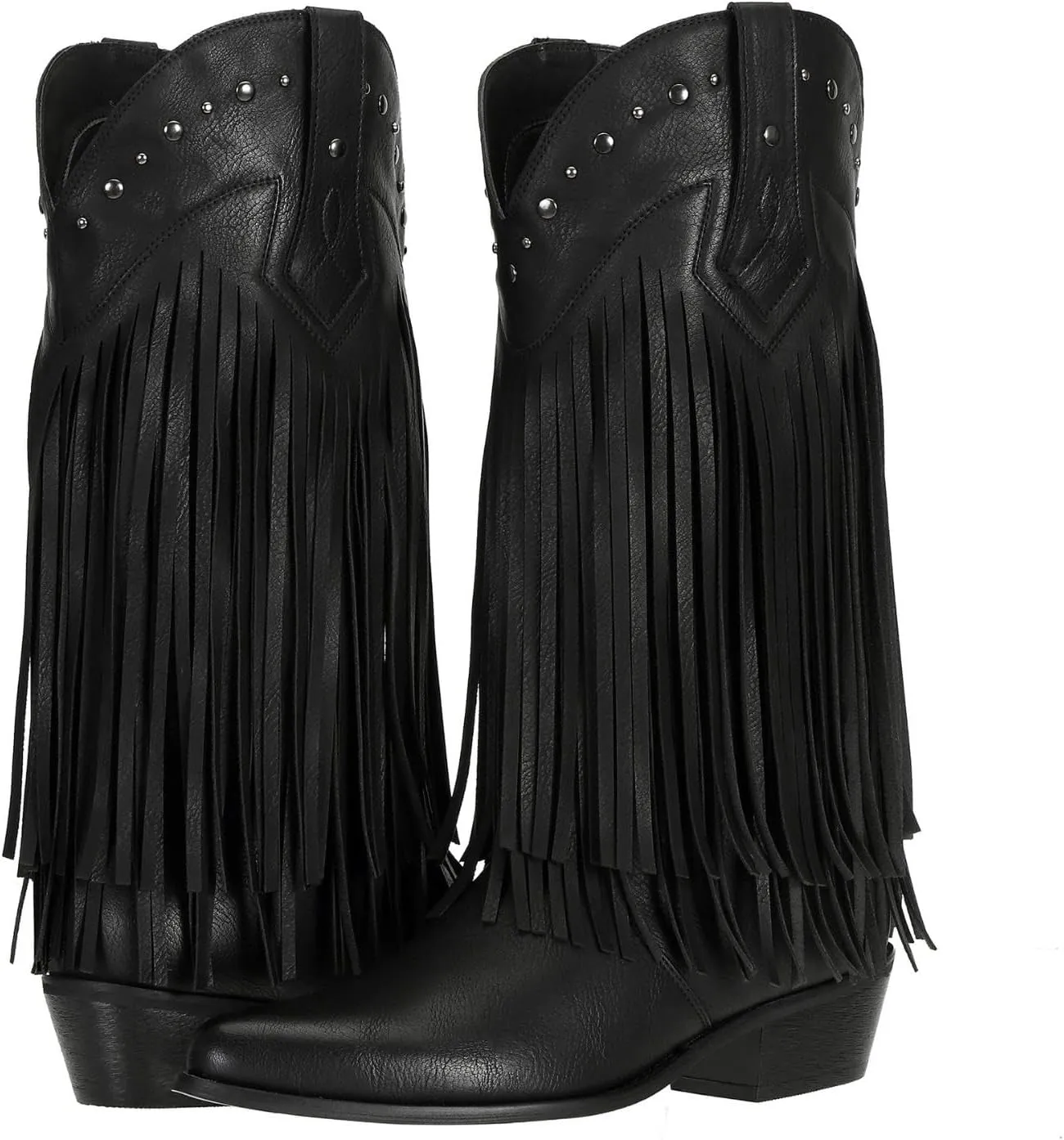 SheSole Women's Cowboy Boots Fringe Western Boots