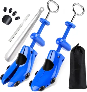 Shoe Stretcher, Plastic Pair of 4-way Adjustable Shoe Expander Shoe Tree Widener for Wide Feet Bunions