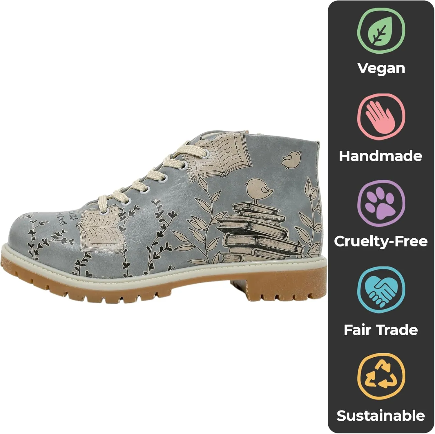 ShortCut Boots for Women - Vegan Leather and Handmade Ankle Boots for Women