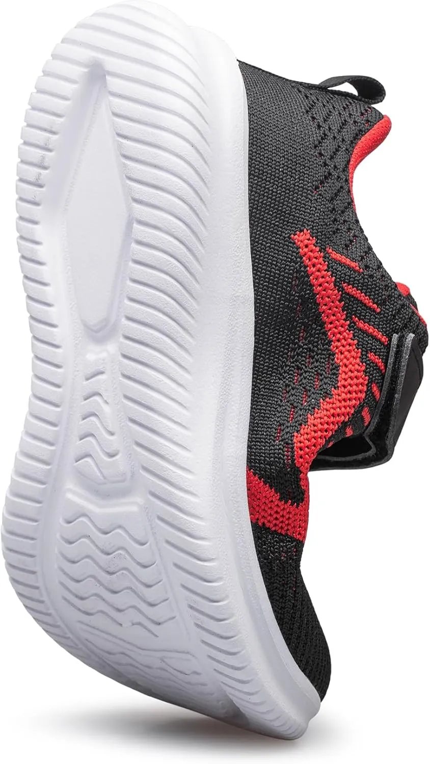 SILLENORTH Boys Girls Sneakers Slip on Lightweight Breathable Kids Running Walking Shoes for Toddler/Little Kid/Big Kid