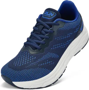 Slow Man Wide Toe Box Shoes for Men - Cushioned Road Running Shoe Non Slip Mens Walking Sneakers for Wide Feet Comfortable Athletic Gym Workout Sneaker