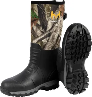 Snake Boots for Men, Waterproof Hunting Boots, Insulated Rubber Boots, 6mm Neoprene Work Boots for Outdoor, Farming, Gardening and Fishing Size 7-14