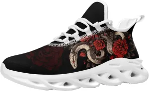 Snake Fashion Sneakers Running Shoes Comfortable Cushioned Walking Shoes for Women Men