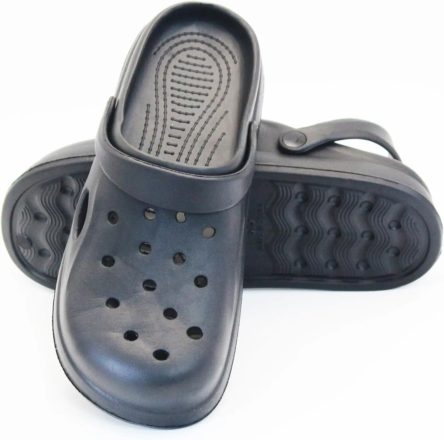 Soft Garden Clogs for Women and Men, Slip On Shoes Heel Strap Mules Sandals Lightweight Slippers Beach Home Casual Wear Non-Slip Air Cushion Sole Slides
