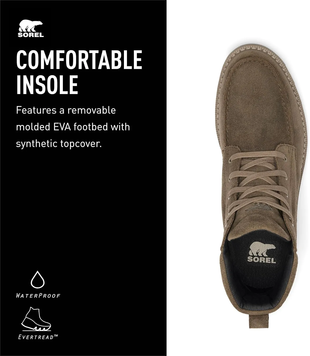 Sorel Men's Madson Ii Moc Toe Wp Fashion Boot