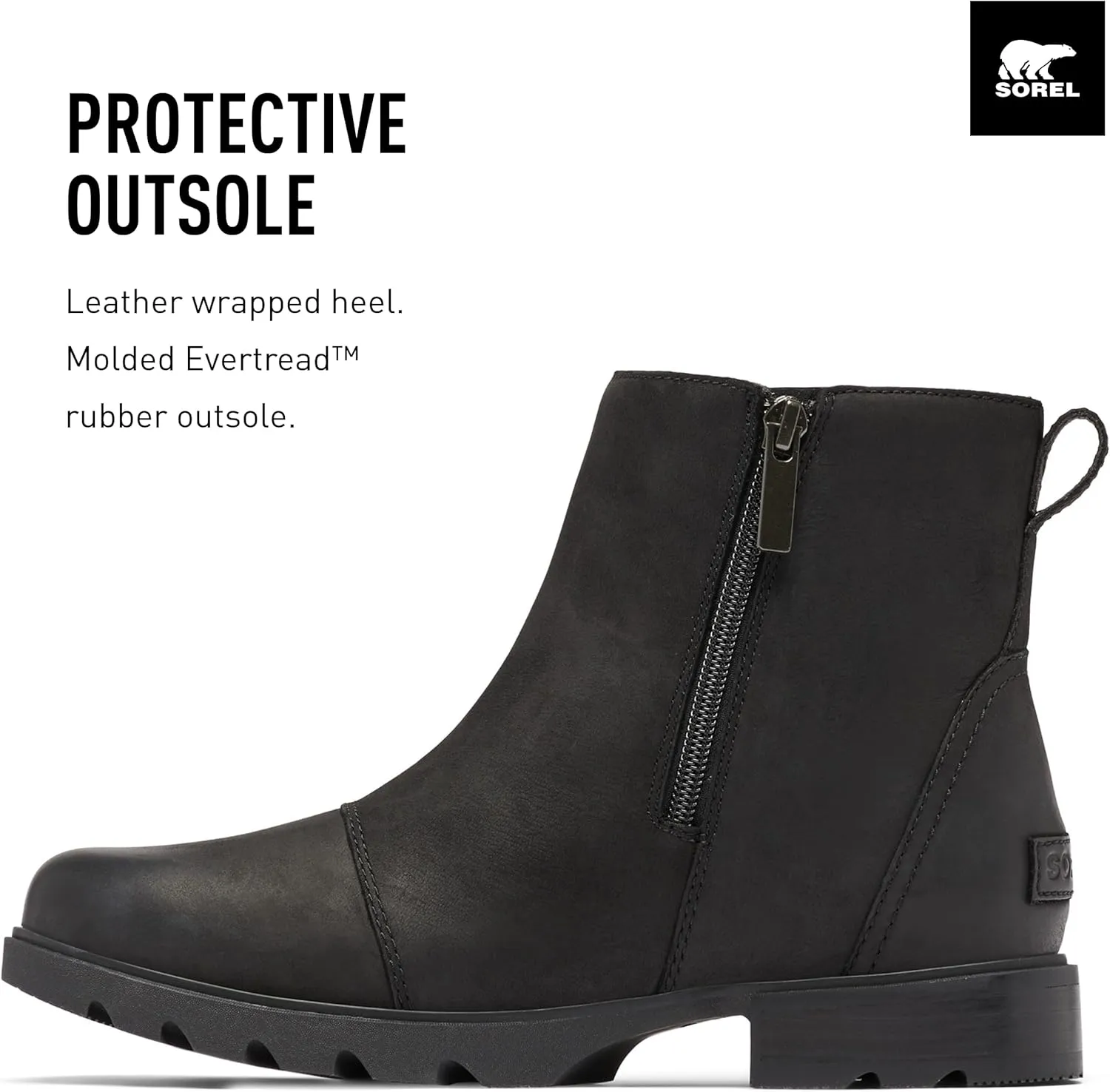SOREL Women's Emelie lll Zip Waterproof Boot