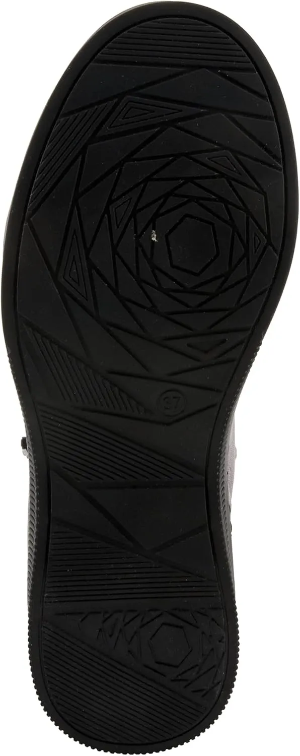 Spring Step Women's HOYLEIN Combat Boots with Double Zipper, Rich Leathers, and Removable Insoles