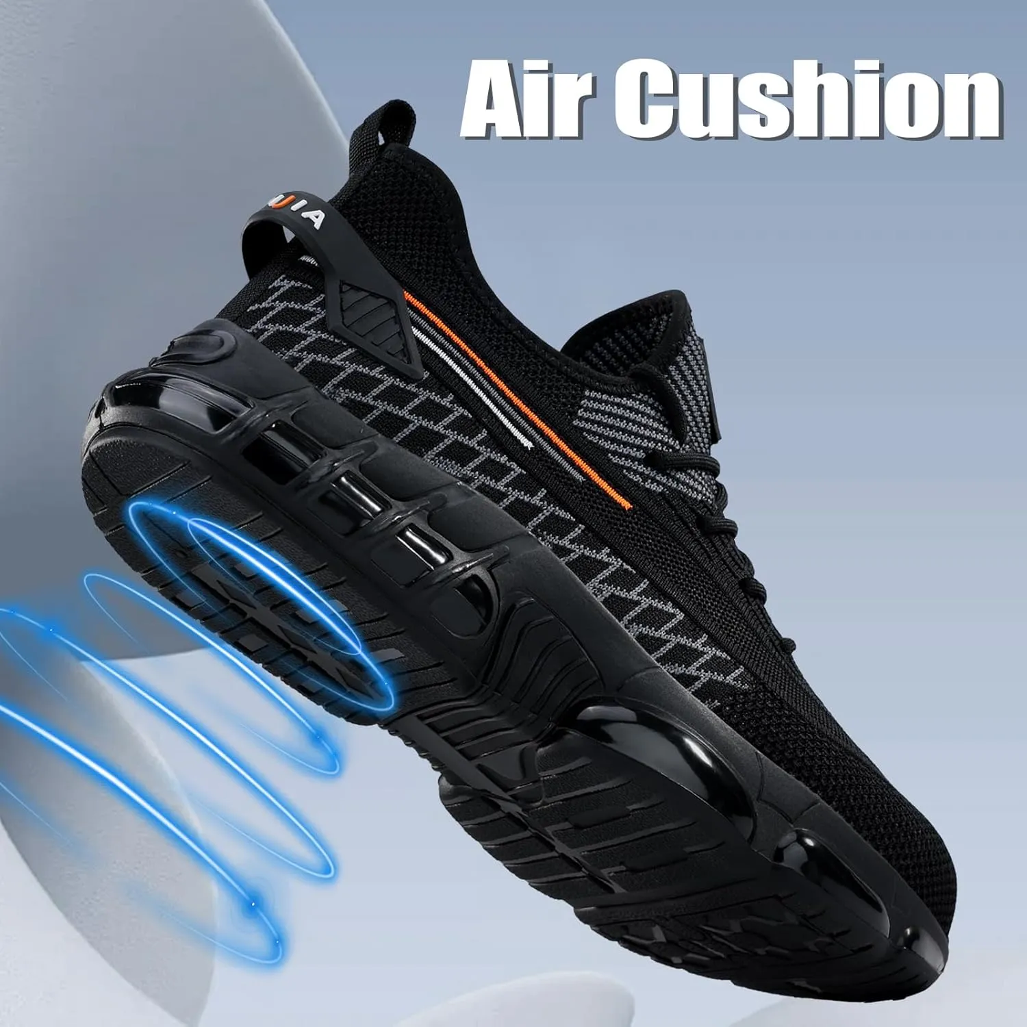 Steel Toe Shoes for Men Lightweight Work Shoes Construction Industrial Work Tennis Shoes Safety Shoes Comfortable Steel Toe Sneakers for Men Women