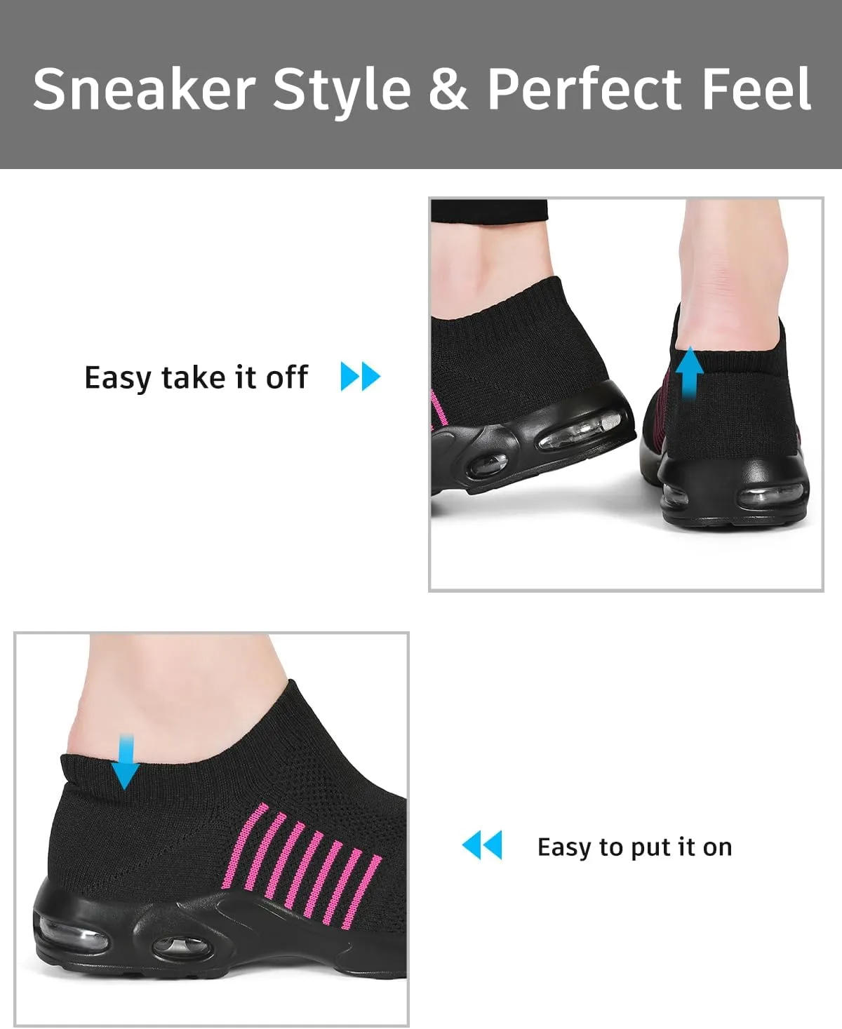 Steel Toe Shoes for Women with Arch Support, Lightweight Comfortable Work Safety Shoes Slip Resistant Indestructible Sneakers