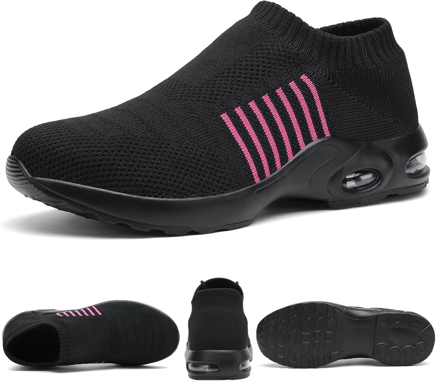 Steel Toe Shoes for Women with Arch Support, Lightweight Comfortable Work Safety Shoes Slip Resistant Indestructible Sneakers