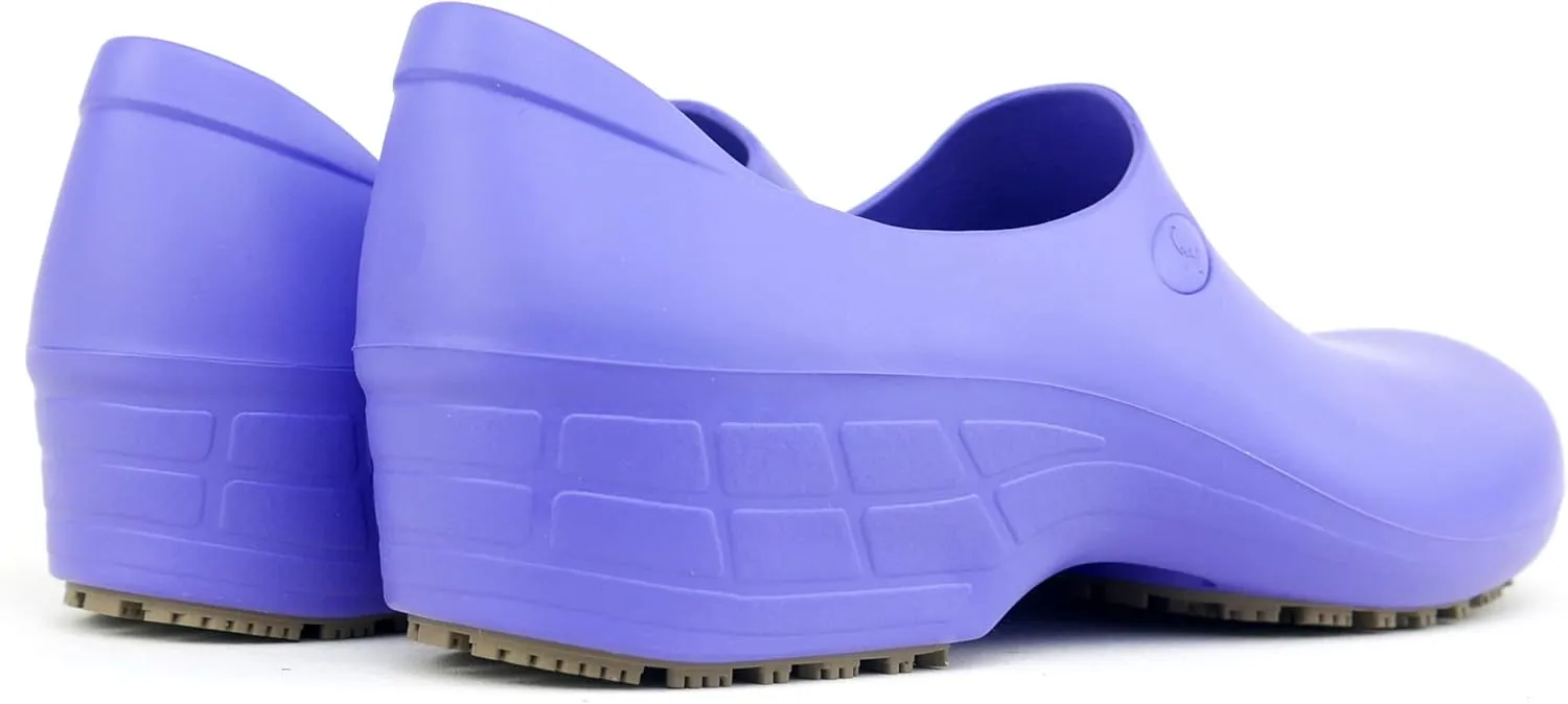 Sticky Nursing Shoes Women - Chefs - Kitchen - Nurses - Clogs for Work - Waterproof Non Slip
