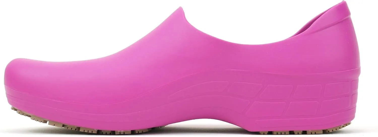 Sticky Nursing Shoes Women - Chefs - Kitchen - Nurses - Clogs for Work - Waterproof Non Slip