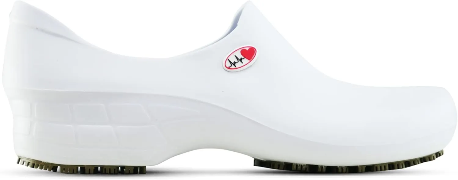 Sticky Nursing Shoes Women - Chefs - Kitchen - Nurses - Clogs for Work - Waterproof Non Slip