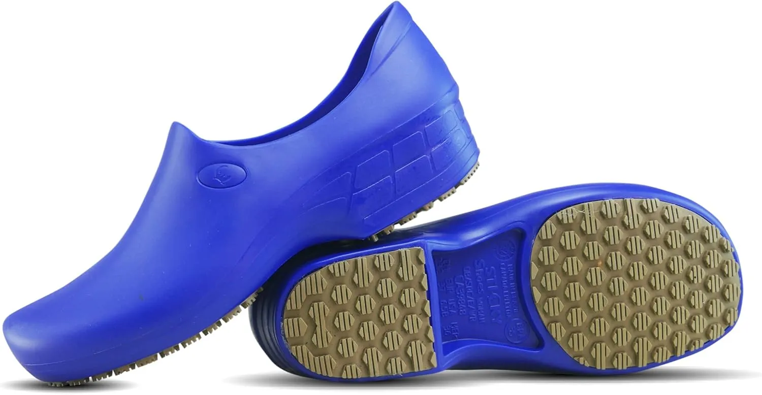 Sticky Nursing Shoes Women - Chefs - Kitchen - Nurses - Clogs for Work - Waterproof Non Slip