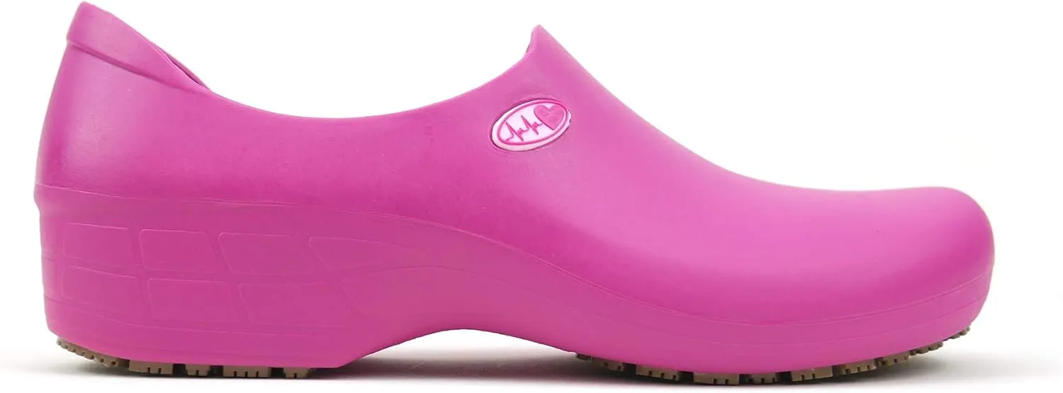 Sticky Nursing Shoes Women - Chefs - Kitchen - Nurses - Clogs for Work - Waterproof Non Slip