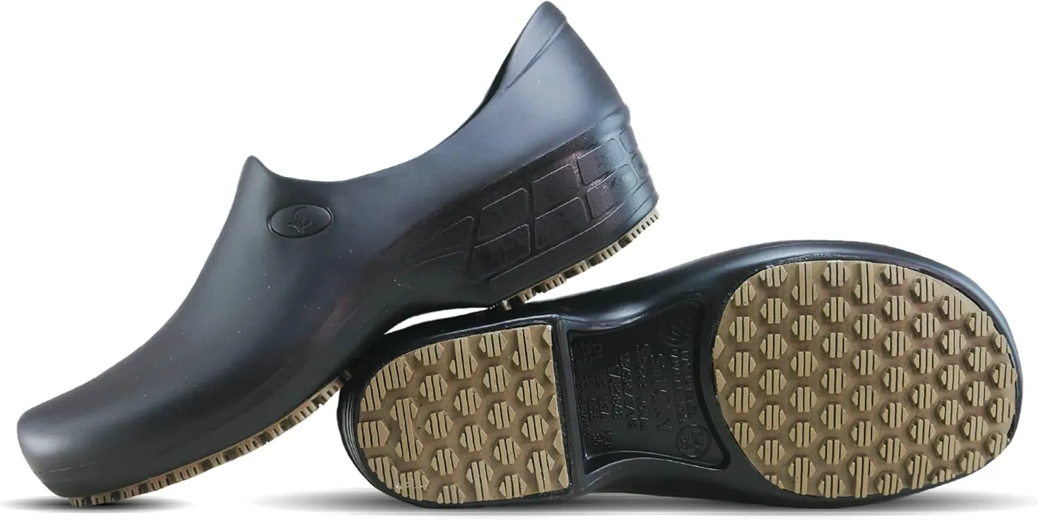 Sticky Nursing Shoes Women - Chefs - Kitchen - Nurses - Clogs for Work - Waterproof Non Slip