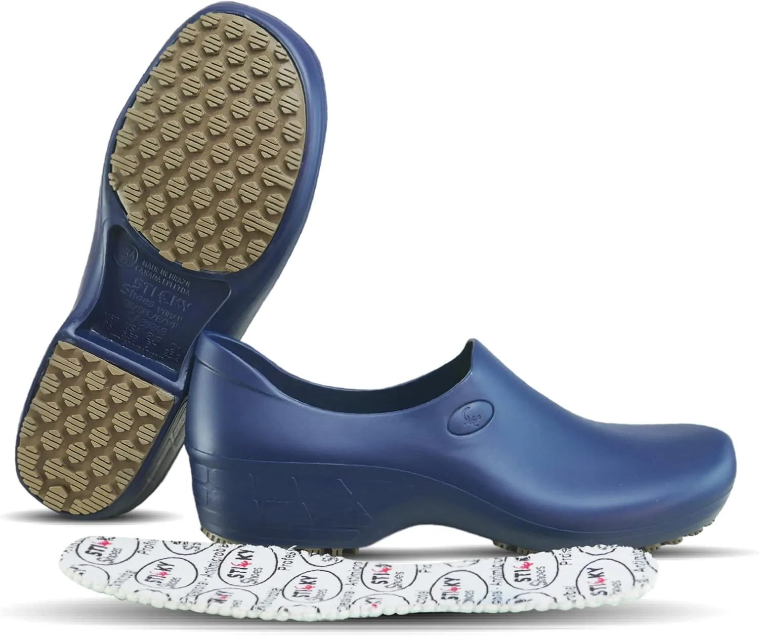 Sticky Nursing Shoes Women - Chefs - Kitchen - Nurses - Clogs for Work - Waterproof Non Slip