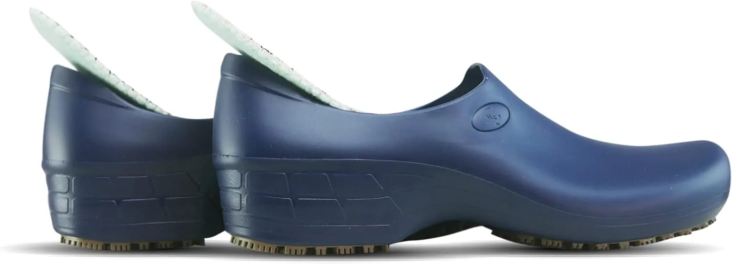 Sticky Nursing Shoes Women - Chefs - Kitchen - Nurses - Clogs for Work - Waterproof Non Slip