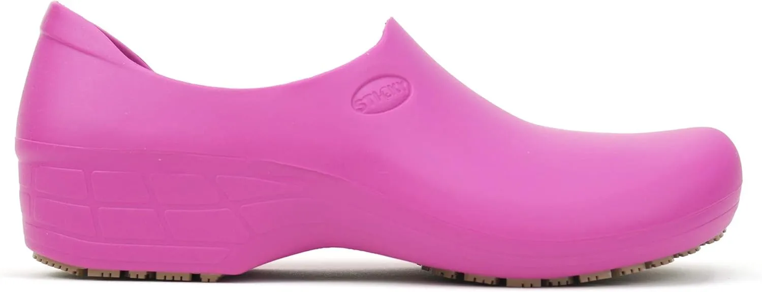 Sticky Nursing Shoes Women - Chefs - Kitchen - Nurses - Clogs for Work - Waterproof Non Slip