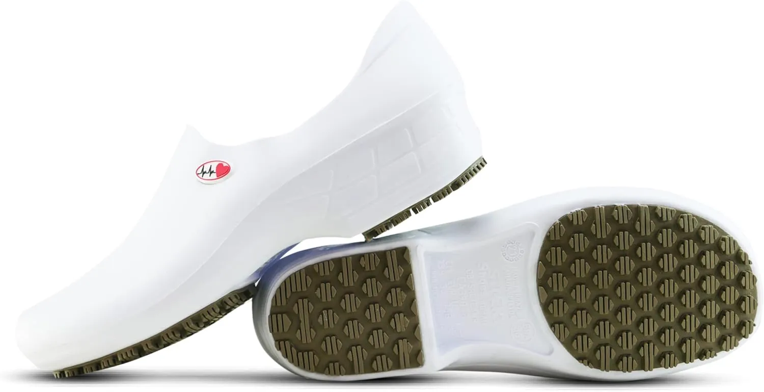 Sticky Nursing Shoes Women - Chefs - Kitchen - Nurses - Clogs for Work - Waterproof Non Slip