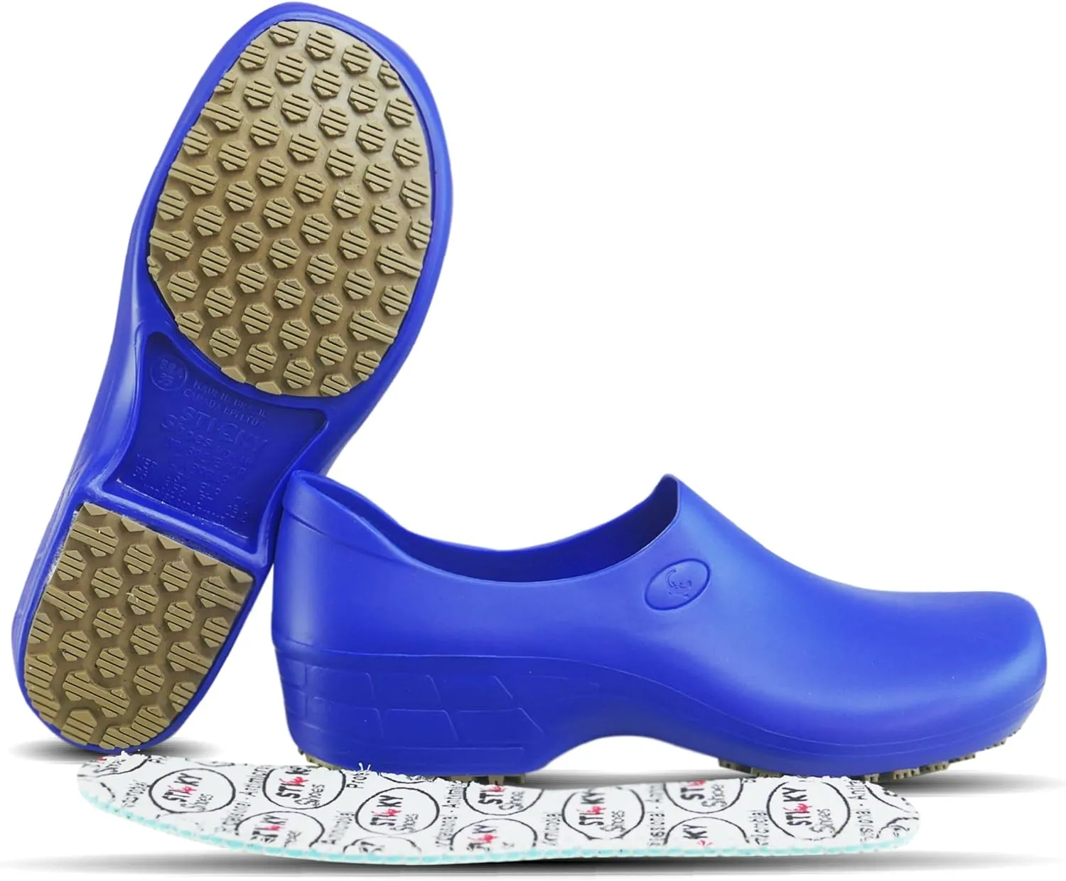 Sticky Nursing Shoes Women - Chefs - Kitchen - Nurses - Clogs for Work - Waterproof Non Slip