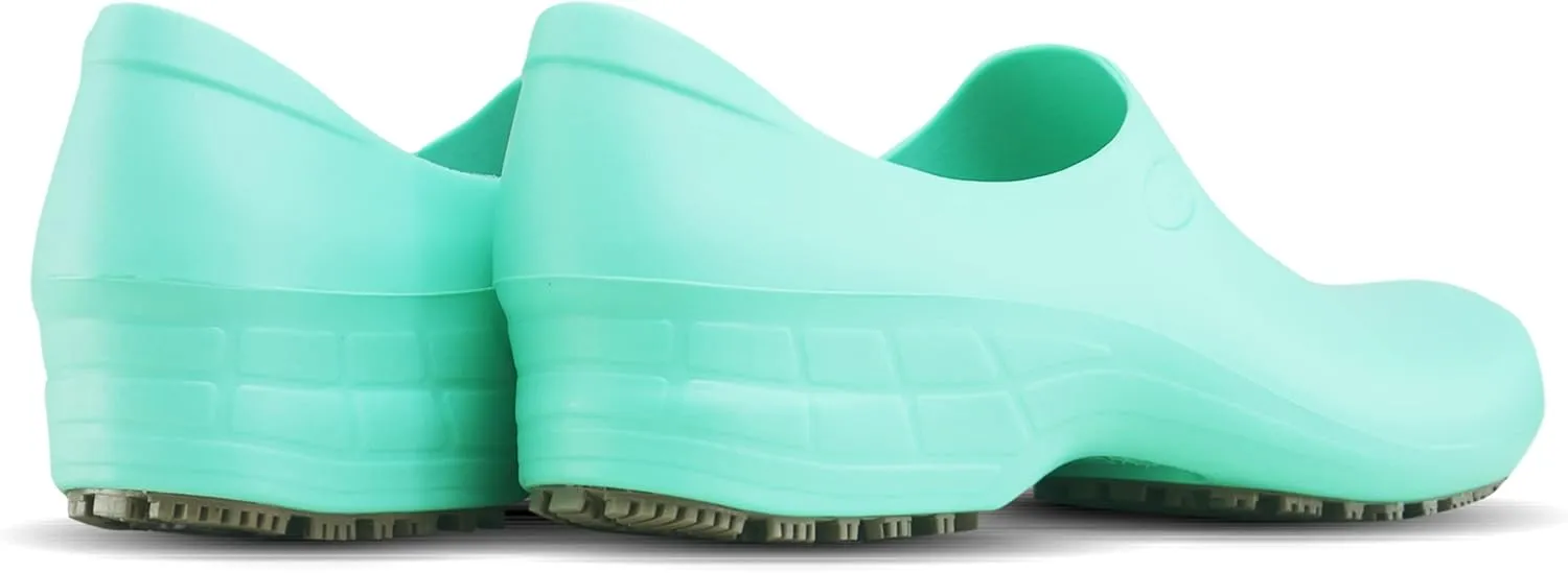 Sticky Nursing Shoes Women - Chefs - Kitchen - Nurses - Clogs for Work - Waterproof Non Slip