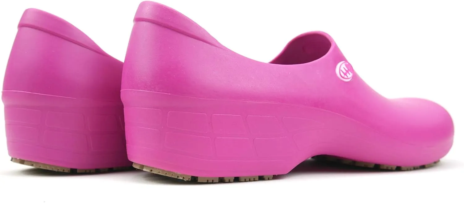 Sticky Nursing Shoes Women - Chefs - Kitchen - Nurses - Clogs for Work - Waterproof Non Slip
