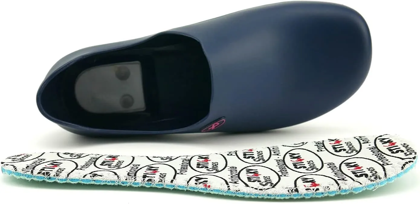 Sticky Nursing Shoes Women - Chefs - Kitchen - Nurses - Clogs for Work - Waterproof Non Slip