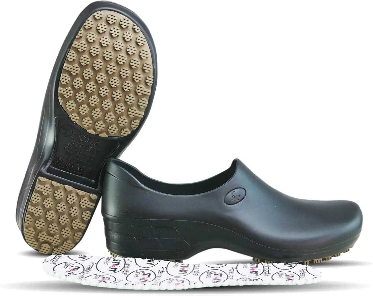 Sticky Nursing Shoes Women - Chefs - Kitchen - Nurses - Clogs for Work - Waterproof Non Slip