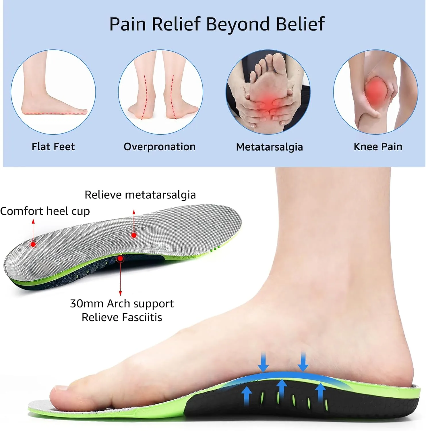 STQ Slip on Sneakers Women Walking Shoes Orthopedic Tennis Arch Support Orthopedic Maternity Elderly Plantar Fasciitis Standing Comfort Workout Travelling