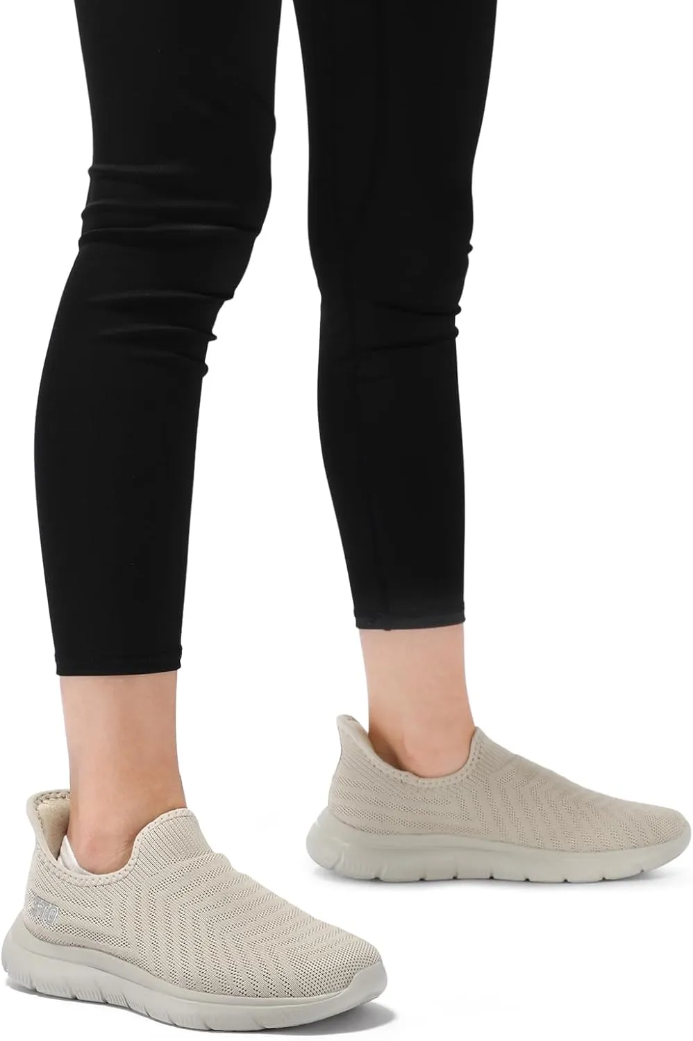 STQ Slip on Sneakers Women Walking Shoes Orthopedic Tennis Arch Support Orthopedic Maternity Elderly Plantar Fasciitis Standing Comfort Workout Travelling