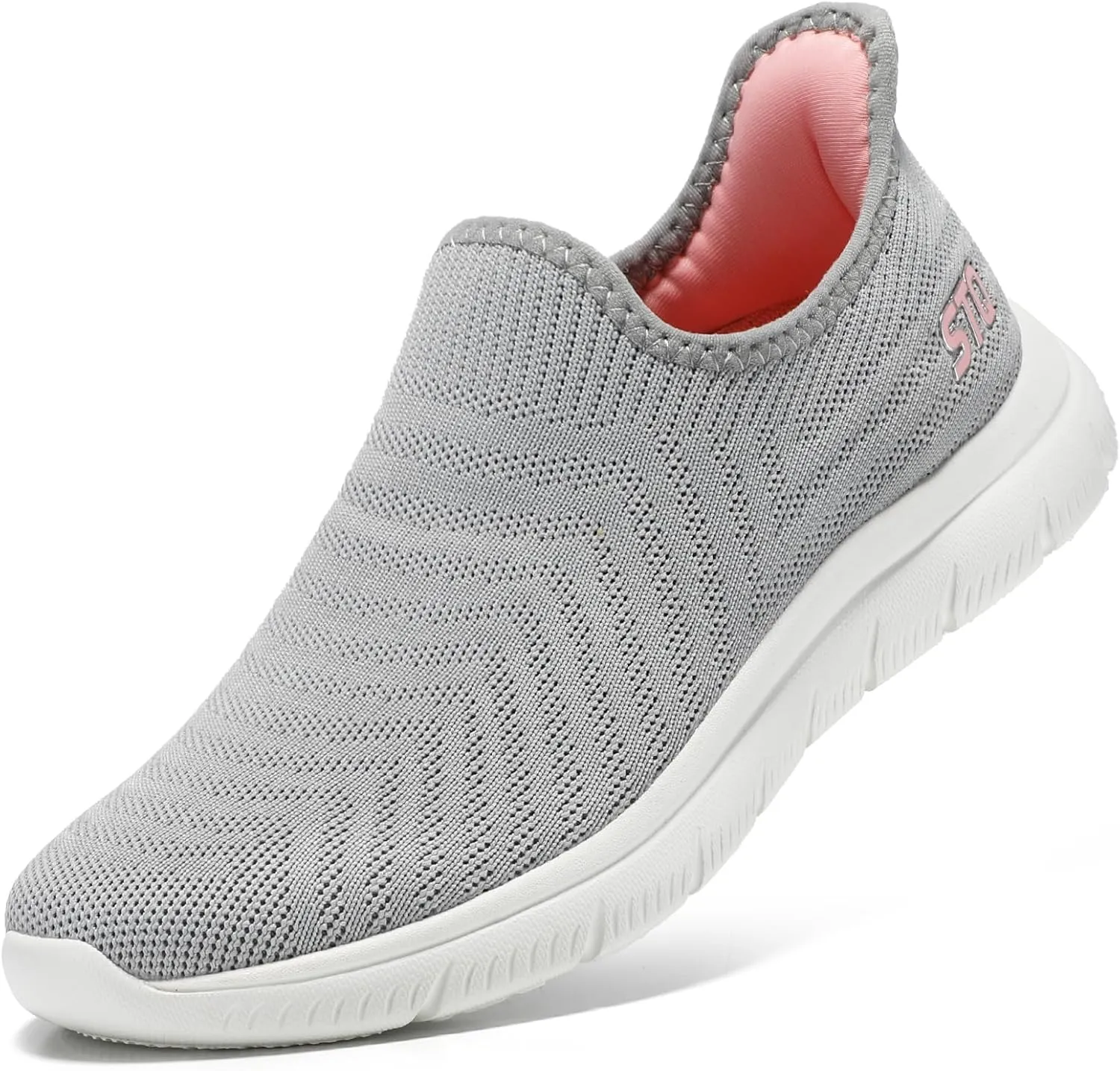 STQ Slip on Sneakers Women Walking Shoes Orthopedic Tennis Arch Support Orthopedic Maternity Elderly Plantar Fasciitis Standing Comfort Workout Travelling