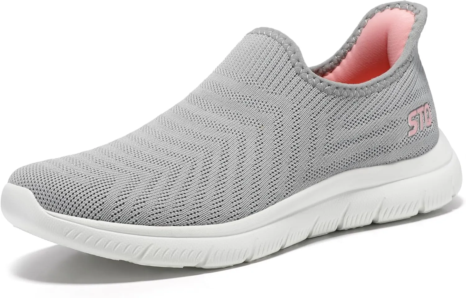 STQ Slip on Sneakers Women Walking Shoes Orthopedic Tennis Arch Support Orthopedic Maternity Elderly Plantar Fasciitis Standing Comfort Workout Travelling