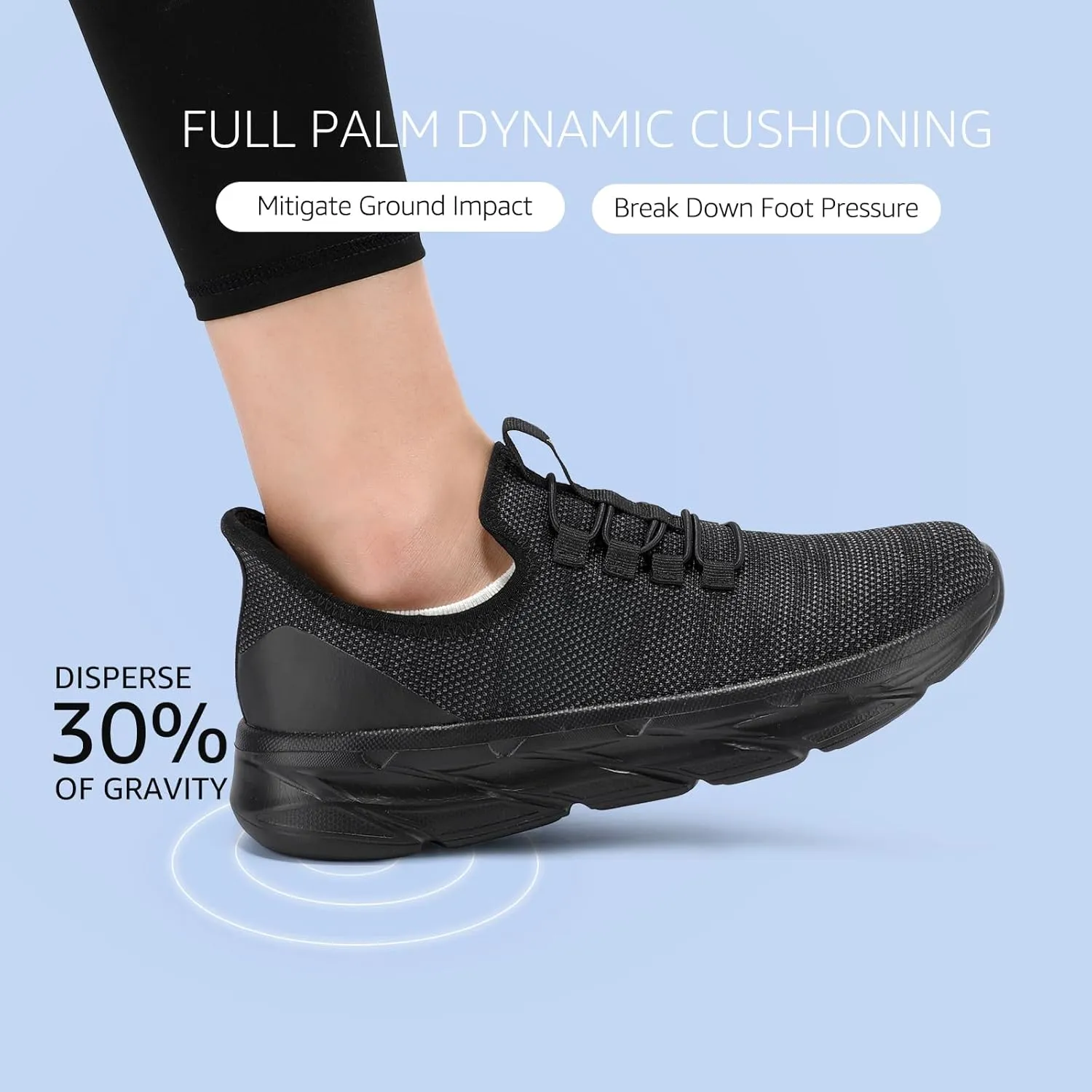 STQ Slip On Walking Shoes Women Orthopedic Sneakers Lightweight Ladies Arch Support Pregnancy Maternity Tennis Shoes for Plantar Fasciitis Relief