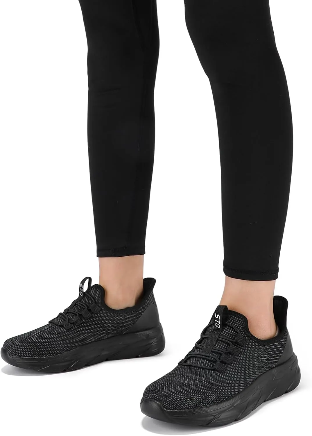 STQ Slip On Walking Shoes Women Orthopedic Sneakers Lightweight Ladies Arch Support Pregnancy Maternity Tennis Shoes for Plantar Fasciitis Relief
