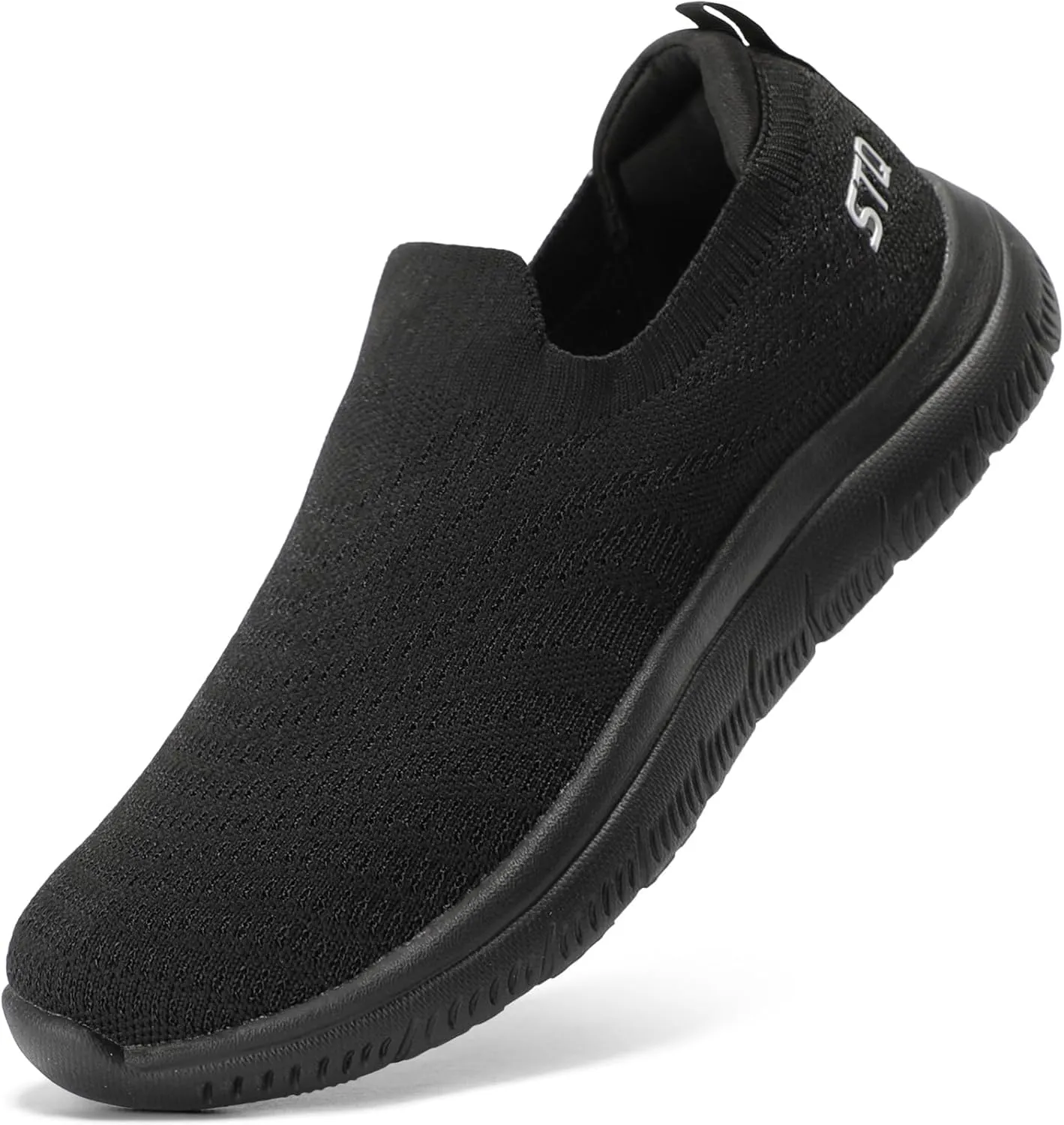 STQ Walking Shoes for Women Arch Support Comfort Lightweight Slip on Sneakers with Memory Foam