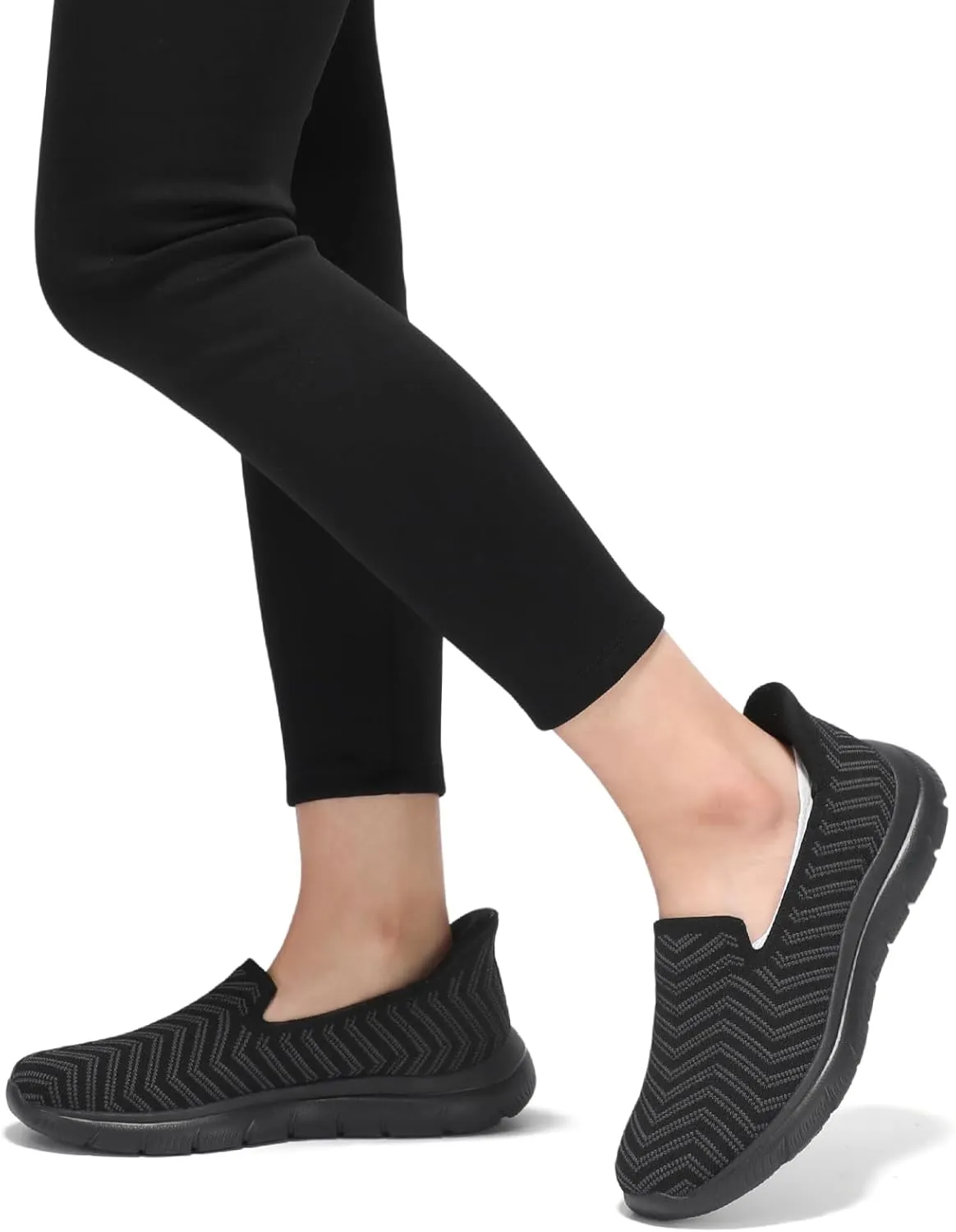 STQ Walking Shoes Women Slip on Sneakers Orthopedic Shoes Non Slip Elderly Comfort Lightweight Casual Standing Travelling