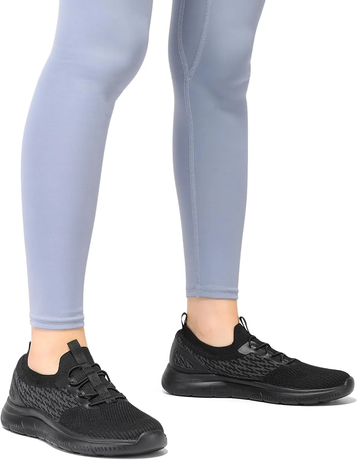 STQ Women Walking Shoes with Arch Support Comfort Lightweight Slip on Sneakers