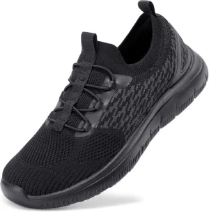 STQ Women Walking Shoes with Arch Support Comfort Lightweight Slip on Sneakers