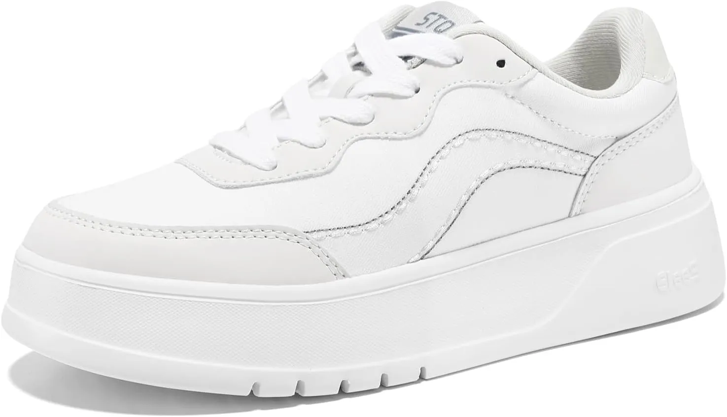 STQ Womens Platform Sneakers Fashion Casual Shoes Trendy Chunky Sneakers for Plantar Fasciitis
